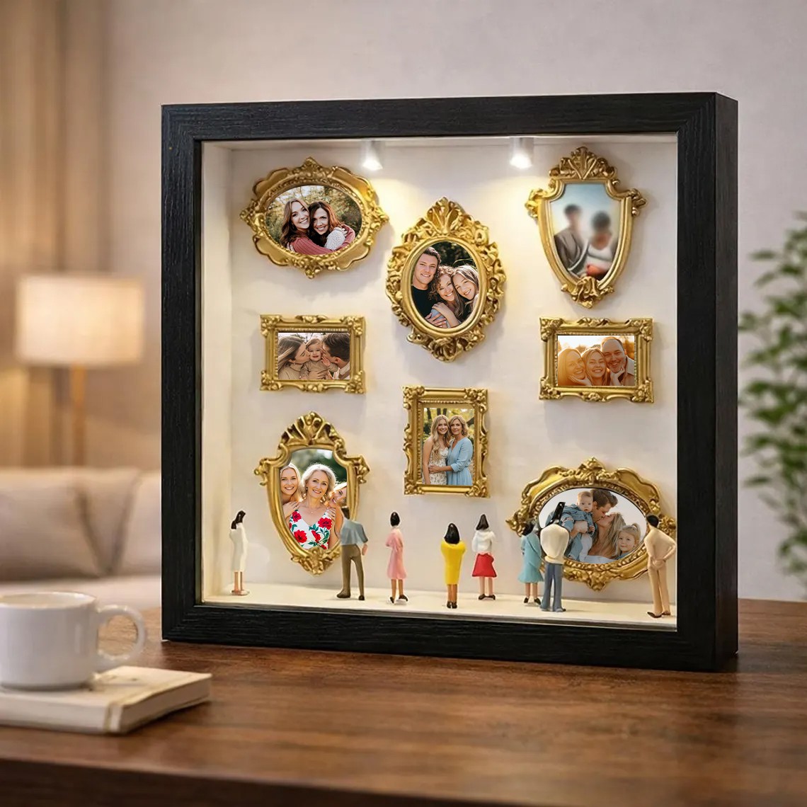 Personalised Mini Museum Box Photo Memory Keepsake Gifts for Mum Grandma