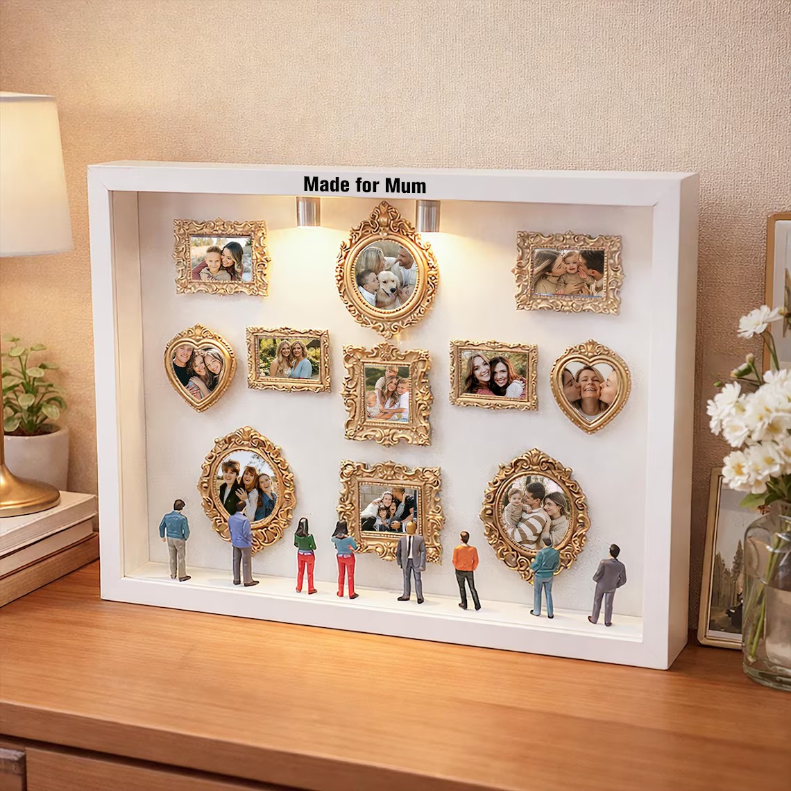 Personalised Mini Museum Box Photo Memory Keepsake Gifts for Mum Grandma