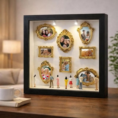 Personalised Mini Museum Box Photo Memory Keepsake Gifts for Mum Grandma