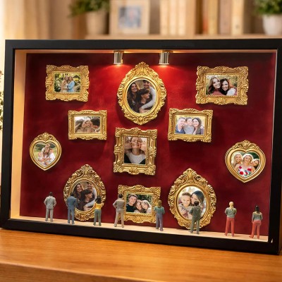 Personalised Mini Museum Box Photo Memory Keepsake Gifts for Mum Grandma